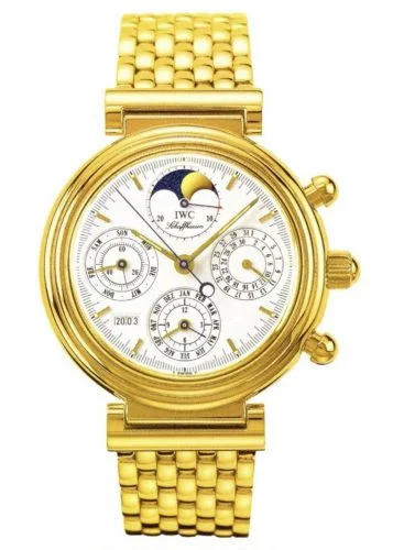IWC Da Vinci Perpetual Yellow Gold / White / Italian / Bracelet IW9252-02 (IW925202)